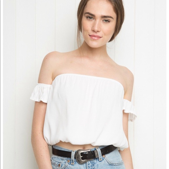 Brandy Melville Tops - Brandy Melville Beccah Crop Top Tube Top